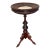 Antique Victorian Style Carved Walnut Inset Marble Top Plant Display Stand For Sale