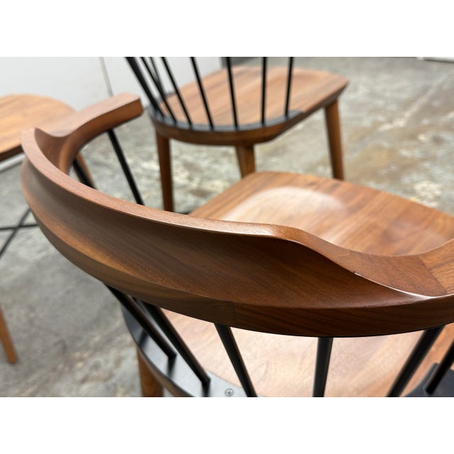 Crème for Stellar Works Exchange Bar Stools, Set of Three For Sale - Image 10 of 12