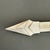 Silver 1930s Large Art Deco Arrowhead Steel Butchers Hook Wall Rack For Sale - Image 8 of 9