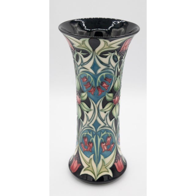 Art Nouveau Moorcroft by Sian Leeper Vase - Isabella - Limited Edition W Box - 9.75" H For Sale - Image 3 of 6