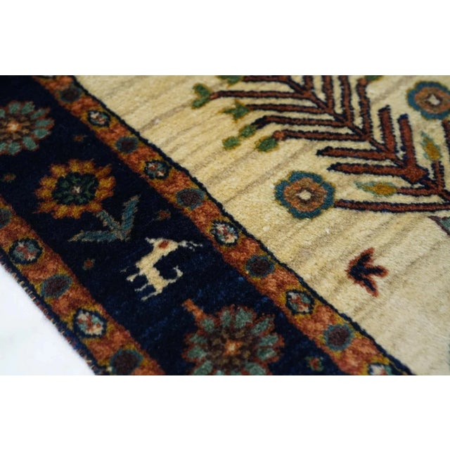 Traditional Vintage Gabbeh Rug 2'11'' x 5'3'' For Sale - Image 3 of 10