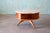 Mid-Century Modern 1953 Attributed Vladimir Kagan for Kagan Dreyfus Revolving Table Marble Cherry For Sale - Image 3 of 16