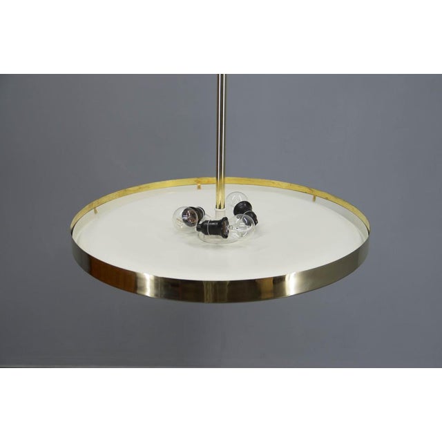 Bauhaus Brass Chandelier from Franta Anyz, 1930s For Sale - Image 18 of 18