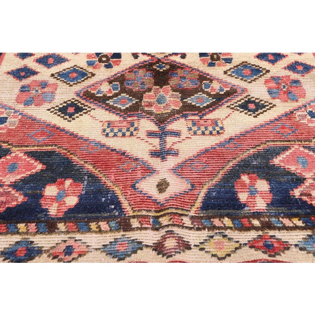 Late 20th Century Vintage Ivory Persian Lori Rug - 05'00 X 07'01 For Sale - Image 5 of 9