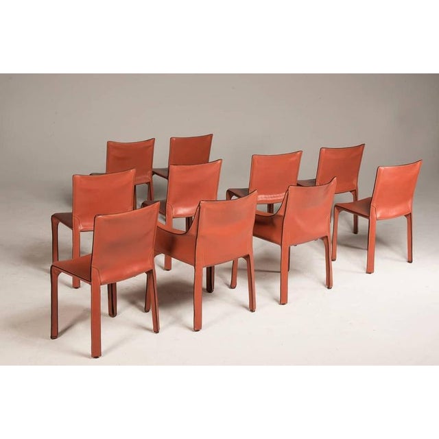 CAB Chairs from Cassina, 1990s, Set of 6 For Sale - Image 3 of 18