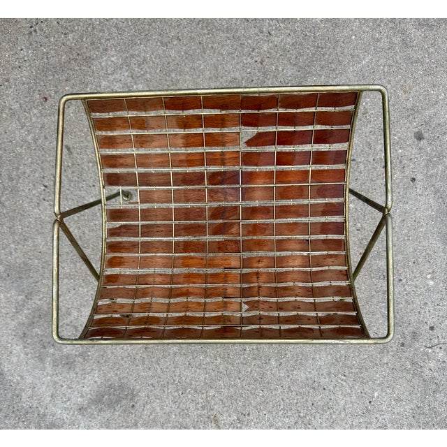 Woodlin-Hall Vintage Tony Paul "Interlace" Catch-All Side Table For Sale - Image 4 of 5