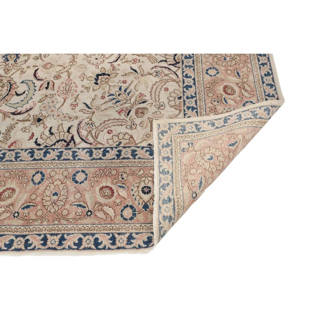 Mid 20th Century Vintage Mid Century Tabriz Rug For Sale - Image 5 of 7