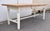 1910s Pine Stretcher Base Farmhouse Table, Circa 1910 For Sale - Image 5 of 12
