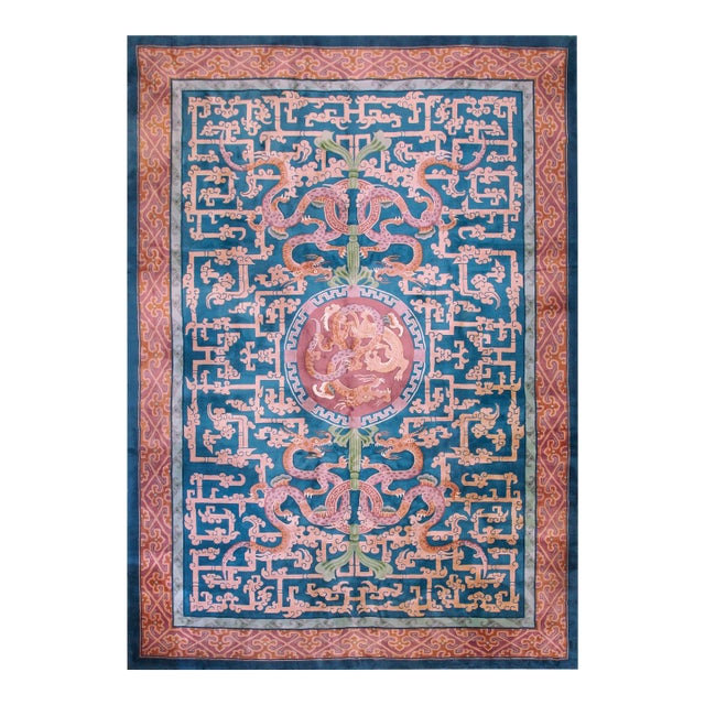 1930s Chinese Art Deco Carpet ( 10' x 14'4" - 305 x 437 ) For Sale