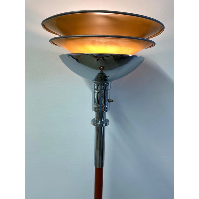 Gilbert Rohde Torchiere for Mutual Sunset Lamp Co. For Sale - Image 11 of 13