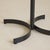 Black Vintage Italian Iron + Glass Top Side Table - 2 Available For Sale - Image 8 of 11