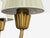 Asea, Swedish Modern, Chandelier, Brass, Elm, Fabric, Sweden, 1947 For Sale - Image 11 of 14