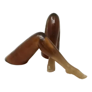 Le Gambe Small Sculpture in Cola, 2 Pieces
