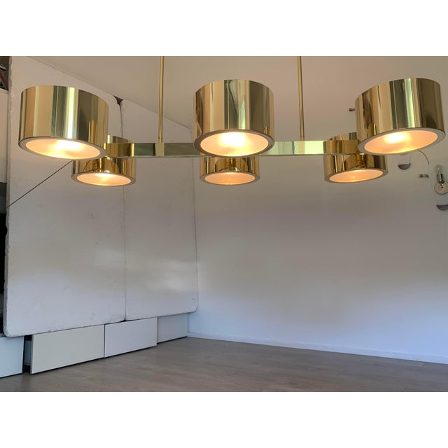 Sputnik Chandelier in Metal Gold from Simoeng For Sale - Image 6 of 14