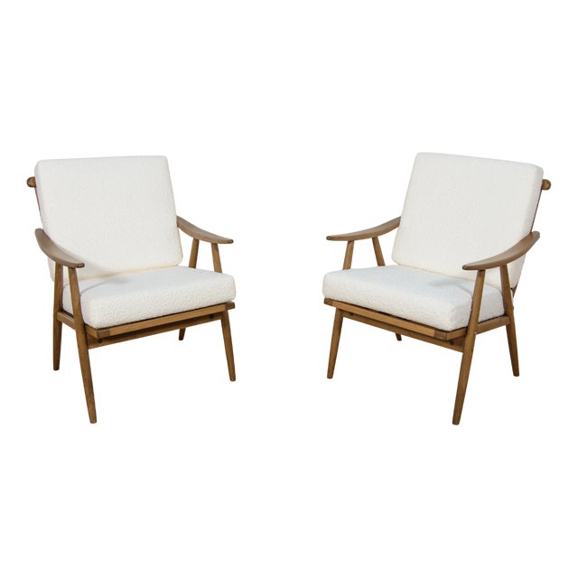 Mid-Century Armchairs from Ton, 1960s, Set of 2 For Sale