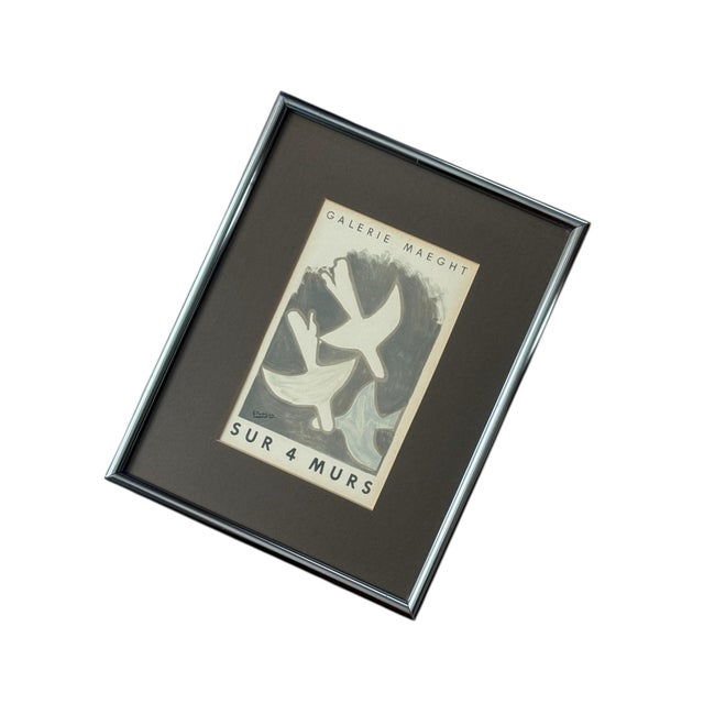 Gray Braque, Georges Sur 4 Murs - Galerie Maeght, 1959 Framed For Sale - Image 8 of 11