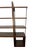 William Emmerson Walnut Bookcase, Modern Open Shelving Unit, Chocolate Finish For Sale In Los Angeles - Image 6 of 14