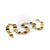 Vintage 18k Gold Blue and Green Sapphire and Ruby Bracelet For Sale - Image 4 of 7