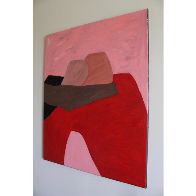 Bodasca, In Your Arms Red Version, 2026, Acrylic on Canvas For Sale - Image 6 of 11