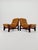 1 of 2 mid century armchairs in leather and walnut wood , Sweden 1960s The beautiful armchair is very comfortable and...