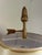 Wood Vintage Pair of Maitland Smith Tall Black and Gold Column Style Table Lamps For Sale - Image 7 of 12