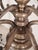 Mid 20th Century 9 Arm Antique Bronze Finish Chandelier For Sale In New York - Image 6 of 12