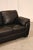 Italsofa Pair of Black Leather Sofas For Sale - Image 10 of 18