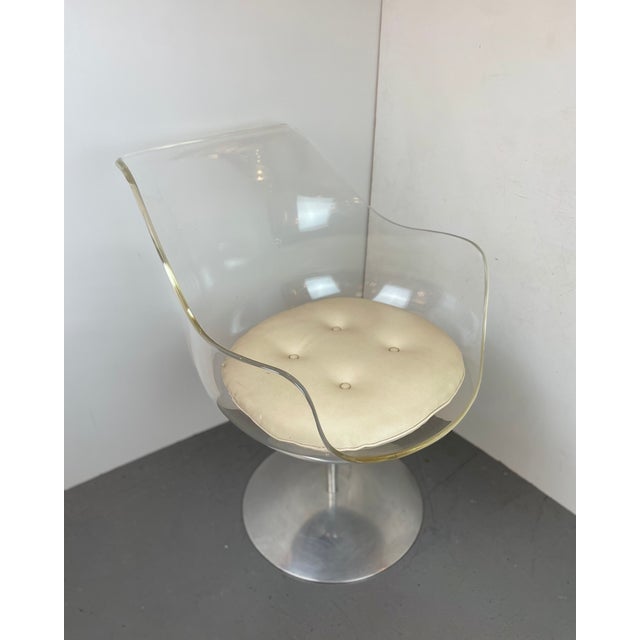 Metal Champagne Chair by E. & E. Laverne for Formes Nouvelles, 1950s For Sale - Image 7 of 18