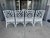 Late 20th Century Palm Beach Regency Chinese Chippendale Rattan Chairs With Fat Seats - Set of 4 For Sale - Image 11 of 11