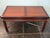 Brandt Antique 1939 Asian Theme Coffee Table Mahogany Swivel Top Game Table For Sale - Image 4 of 10