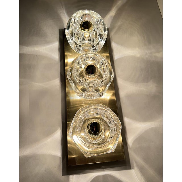Large Glass Sconces from Peill & Putzler, 1970s, Set of 2 For Sale - Image 17 of 18