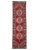 Textile Vintage Red Turkish Runner-2′10″ × 9′5″ For Sale - Image 7 of 7