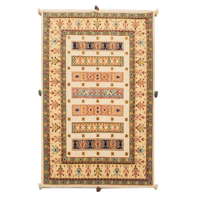 Vintage Middle Eastern Rug, 1980s For Sale