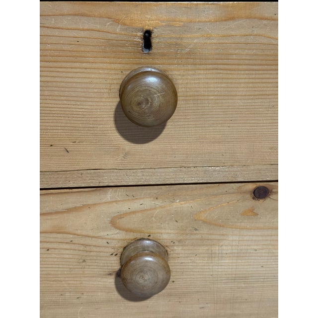 Antique Pine Two Over Three Drawers - Chest of Drawers From England For Sale - Image 11 of 18