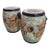 Vintage Chinoiserie Dragon Cloud Foodog Ceramic Garden Stools- A Pair For Sale