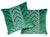 Schumacher Contemporary Schumacher X Timothy Corrigan Florentine Velvet Pillow in Emerald For Sale - Image 4 of 7