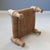 Mid-Century Modern Wood and Rope Ottoman, 1960s For Sale - Image 3 of 5