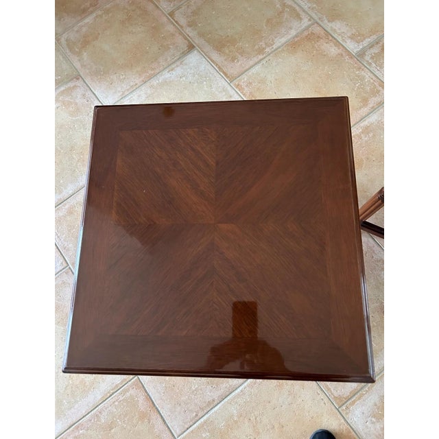 Brown Vintage Italian-Style Nesting Tables 1960s – Set of 3 For Sale - Image 8 of 8