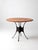 Mid-Century Leather and Iron Round Dining Table For Sale - Image 11 of 16