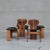 Mid-Century Italian Africa Dining Chairs by Scarpa, 1970s, Set of 4 For Sale - Image 14 of 15