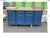 French Blue Painted Credenza W/Gold Accents For Sale - Image 16 of 16