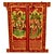 Miniature Indian Folk Art Shutters, 1890s For Sale - Image 10 of 10