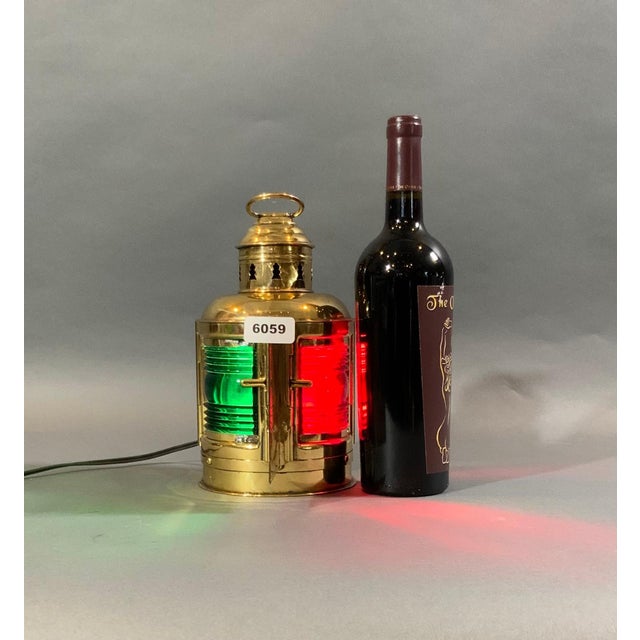 Solid Brass Highly Polished Port and Starboard Boat For Sale In Boston - Image 6 of 12