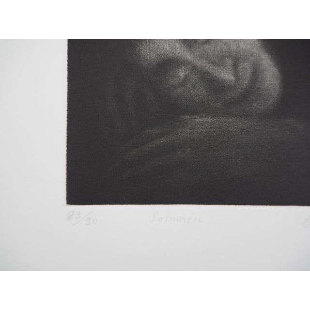Richard Davies, Sleep, Original Etching For Sale - Image 4 of 6