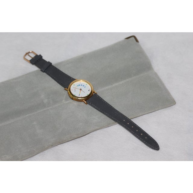 Unisex Watch Leather Wrist by Tikanis Imari, 1990s For Sale - Image 10 of 10