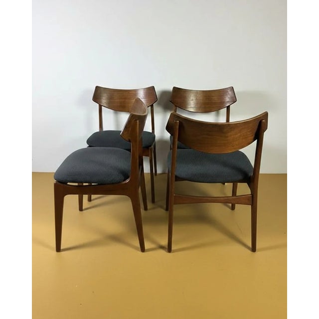 Mid-Century Modern Danish Chairs from Funder & Smith, 1950s, Set of 4 For Sale - Image 3 of 5