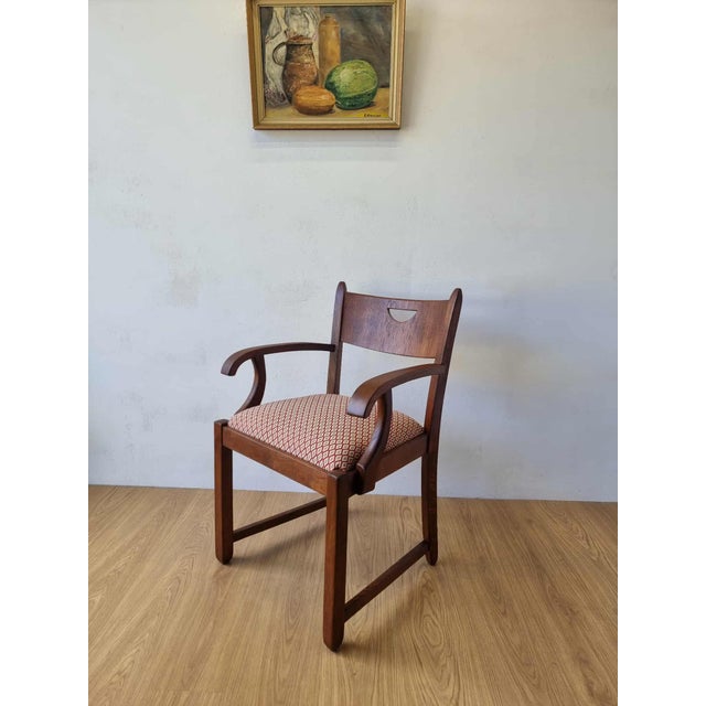 Oak Office Chair, 1950s For Sale - Image 6 of 18