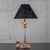 Late 20th Century Neoclassic Revival Lucite and Brass Candlestick Table Lamp For Sale - Image 18 of 18