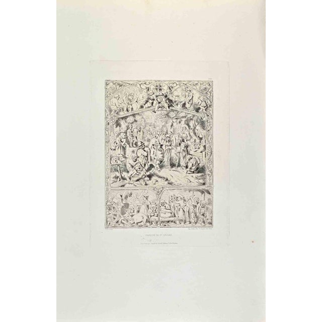 Pardon de At. Gildas is an artwork realized by in the 1870s. Etching. Good conditions. Realized for the "Société des...