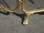 Vintage French Provincial Ribbons Love Birds Gold Brass Fireplace Screen #1 For Sale - Image 12 of 15